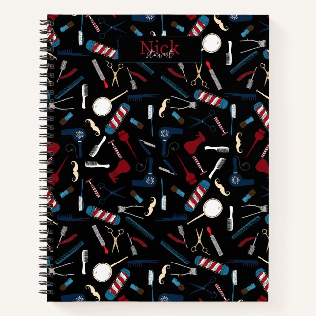 Carnet Boutique en coiffure personnalisée (Devant)