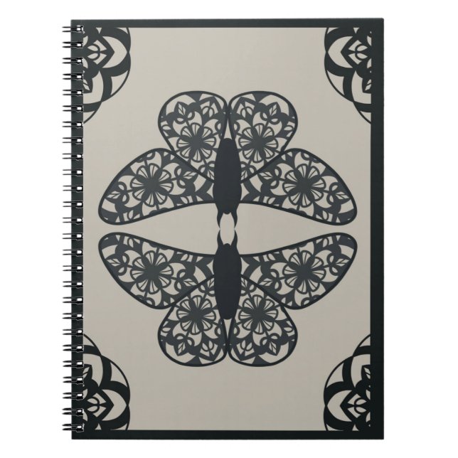 Carnet 'Bouton géométrique' (Devant)