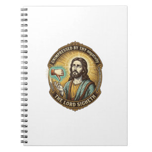 Carnet Bouton Jésus Je n'aime pas Réseaux Sociaux Hater T
