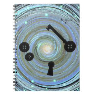 Carnet Bouton Yeux & Squelette Clé Autre Monde