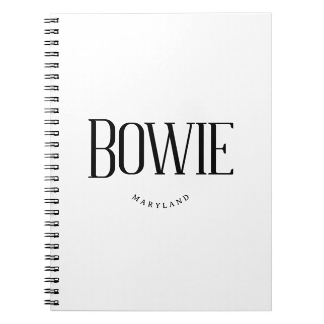 Carnet Bowie MD (Devant)