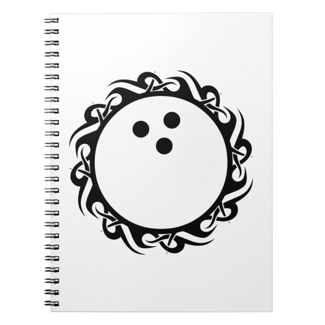 Carnet BOWLING tribal (Devant)