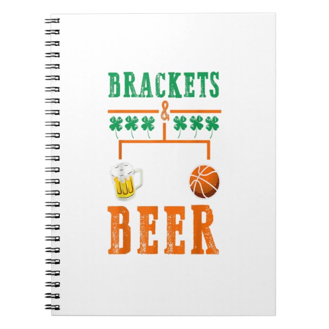 Carnet Brackets Et La Marche De La Bière Basketball Colle (Devant)