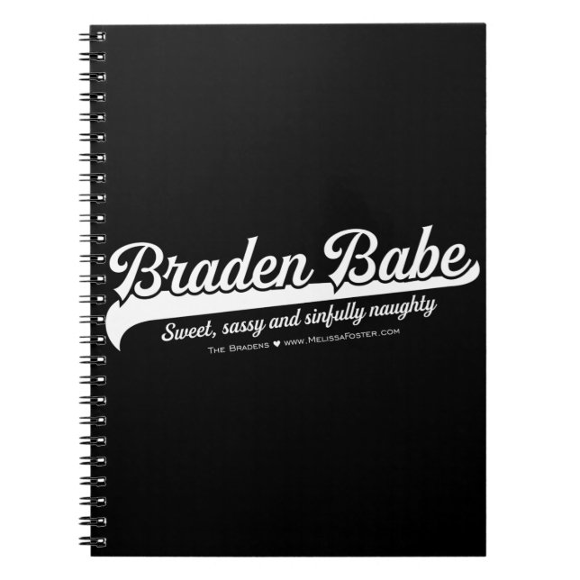 Carnet Braden Babe 6,5 po x 8,75 po (Devant)