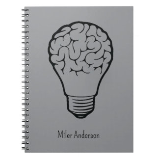 Carnet Brain Lamp - Creative Thinking Notebook- Mapping