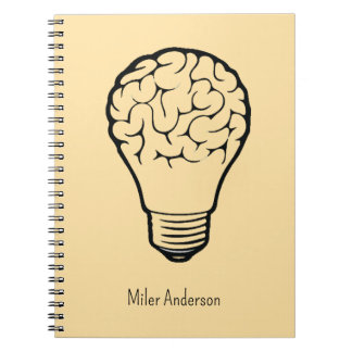 Carnet Brain Lamp - Creative Thinking Notebook- Mapping