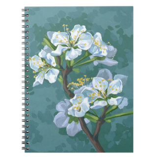 Carnet Branche de floraison du pommier