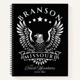 Carnet Branson Montagnes Ozark Missouri Aigle Vintage