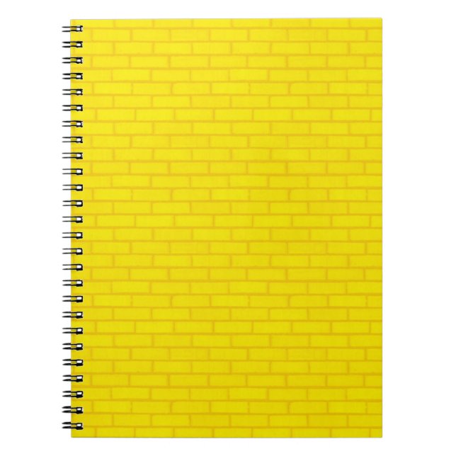 Carnet Brick jaune (Devant)