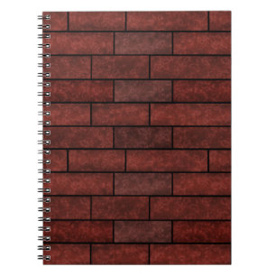 Carnet briques de pierre sans charme mur marron orange co