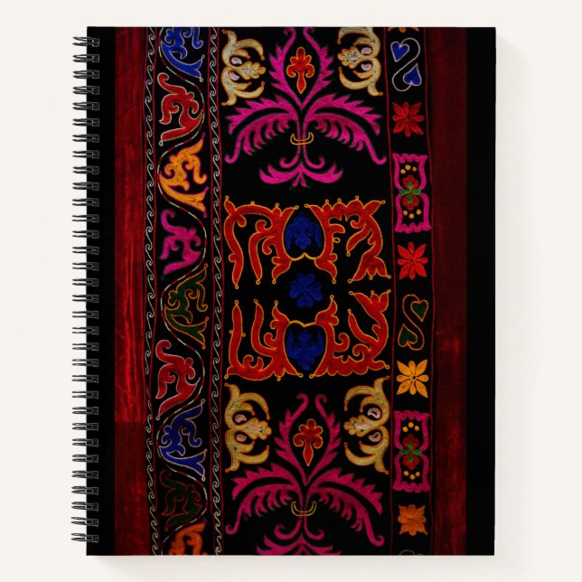Carnet Broderie géométrique Xinjiang (Devant)