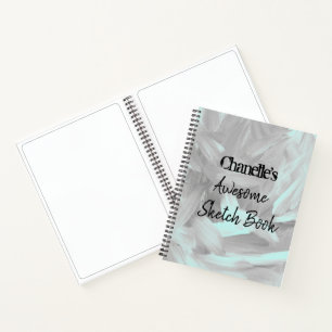 Carnet Brosses de peinture moderne personnalisé