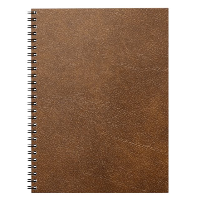 Carnet Brown leather (Devant)