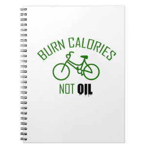 Carnet Brûler les calories et non l'huile