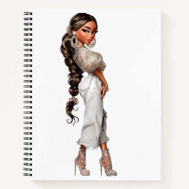 Carnet Bubble Ponytail Spiral Notebook (Devant)