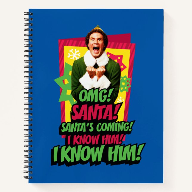 Carnet Buddy l'Elfe | OMG ! PÈRE NOËL ! (Devant)