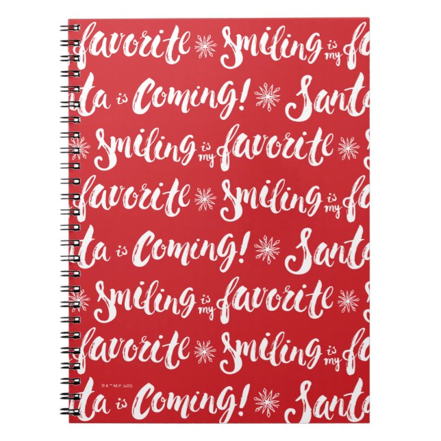 Carnet Buddy l'Elfe | Sourire est mon Motif favori (Devant)