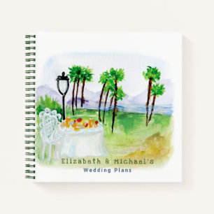Carnet Budget Wedding planner personnalisé tendance moder