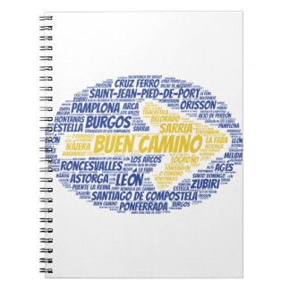 Carnet Buen Camino Word Art