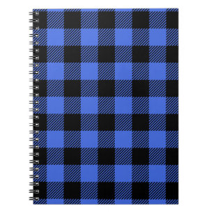 Carnet Buffalo Check Blue & Black Lumberjack Plaid Decor