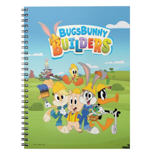 Carnet BUGS BUNNY BUILDERS™| Le Groupe Les Looney Builder (Devant)