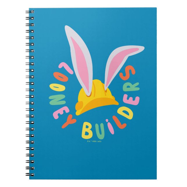 Carnet BUGS BUNNY BUILDERS™| Logo du cercle du casque (Devant)