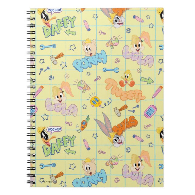 Carnet BUGS BUNNY BUILDERS™| Motif de croquis de personna (Devant)