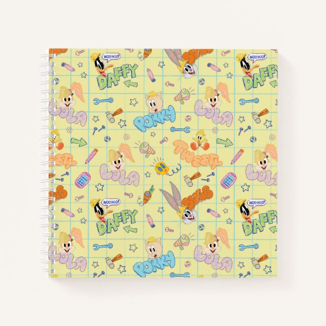Carnet BUGS BUNNY BUILDERS™| Motif d'esquisse de caractèr (Devant)