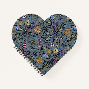 Carnet Bugs de Doodle sur le gris de latte