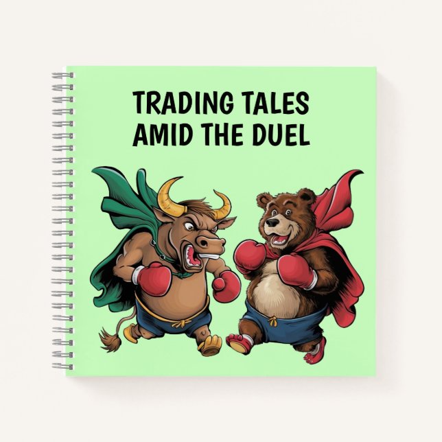 Carnet Bull et ours Personnalisé (Devant)