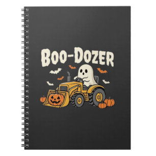 Carnet Bulldozer fantôme de Halloween Boo-Dozer Design_1