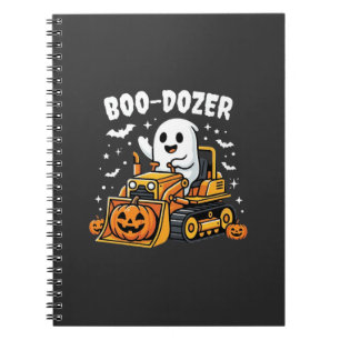 Carnet Bulldozer fantôme Halloween Boo Dozer_1