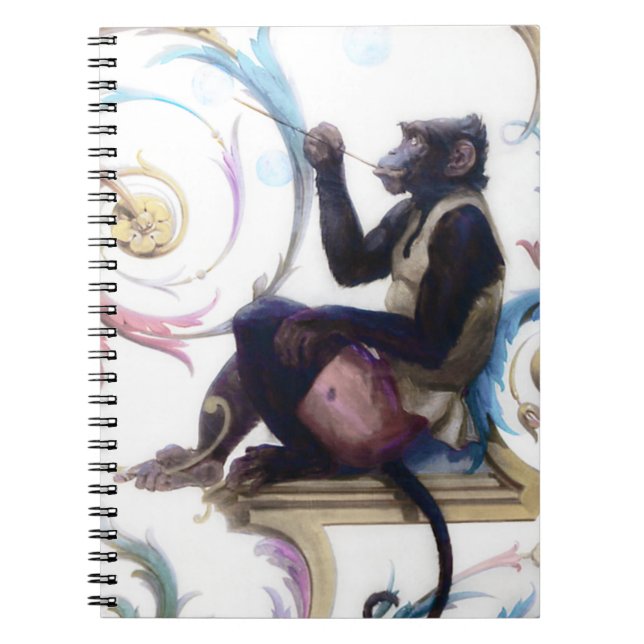 Carnet Bulles de soufflage de singe (Devant)