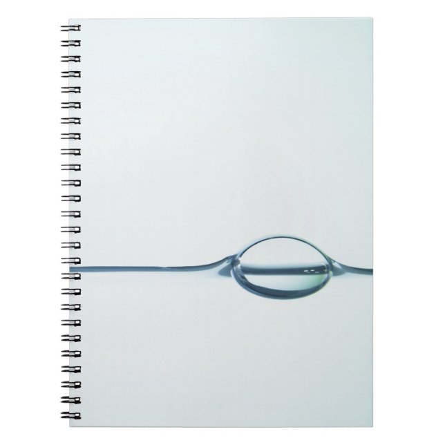 Carnet Bulles sur la surface de l'eau (Devant)