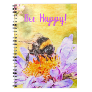 Carnet Bumblebee Sur Fleur