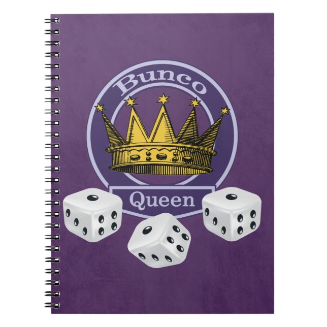 Carnet Bunco Queen Crown et Dice (Devant)