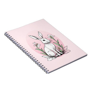 Carnet Bunny et Lilies