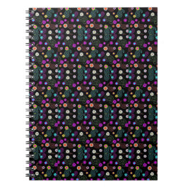 Carnet bureau à l'élégance florale design botanique mat-v