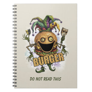 Carnet Burger de l'ami du bouffon du vide