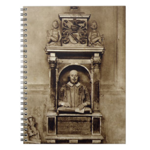 Carnet Buste de William Shakespeare (1564-1616) et
