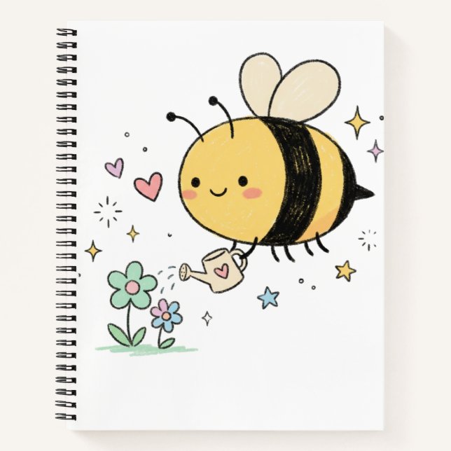 Carnet  Buzz Bumblebee Watering for Elementary teachers  (Devant)