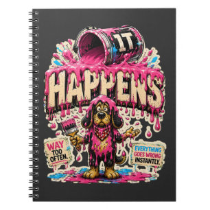 Carnet Ça arrive Cadeau Personnalisé Drôle Humour Informa