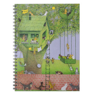 Carnet Cabane dans un arbre de chat