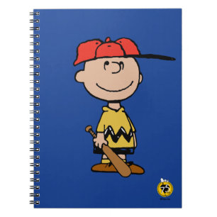 Carnet cacahuètes   Charlie Brown Baseball Smile