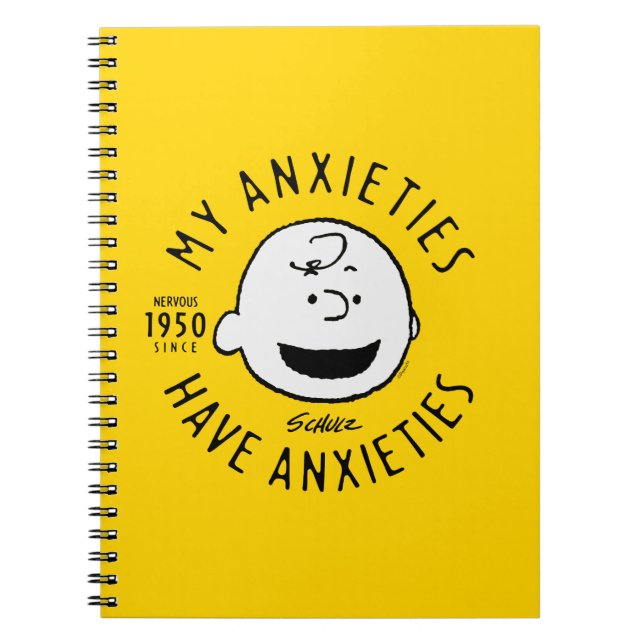 Carnet cacahuètes | Charlie Brown Nervous depuis 1950 (Devant)
