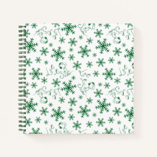 Carnet cacahuètes Christmas Snoopy Let It Snow Motif