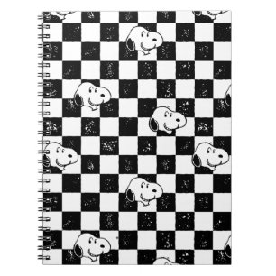 Carnet cacahuètes Drapeau À damiers Snoopy