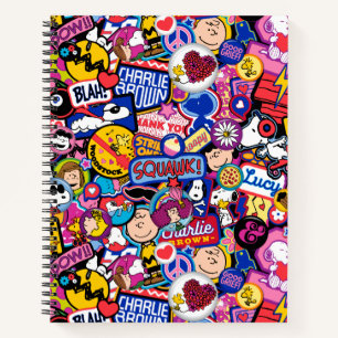 Carnet cacahuètes Motif de patchs Mixtape