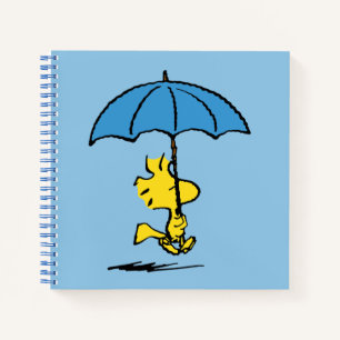 Carnet cacahuètes Parapluie bleu Woodstock