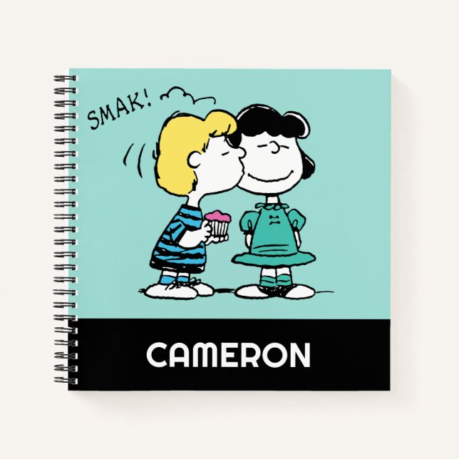 Carnet cacahuètes | Saint Valentin | Lucy & Schroeder Kis (Devant)